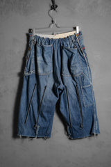 リメイクヴィンテージ ユニオンメイド デニムオーバーオール ショーツ