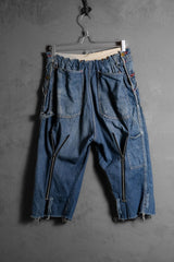 リメイクヴィンテージ ユニオンメイド デニムオーバーオール ショーツ