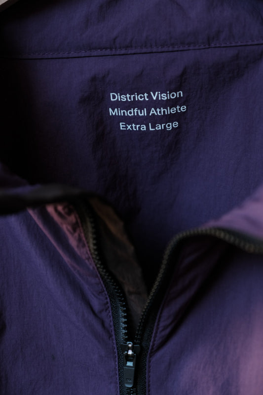 District Vision Theo Half Zip Shell, a high-performance sports brand in Los Angeles, USA, half-zip pullover