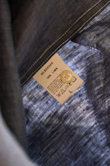 HAVERSACK 22S/S Stand Collar Linen Work Shirts Japanese designer brand stand collar linen work shirt made in Japan