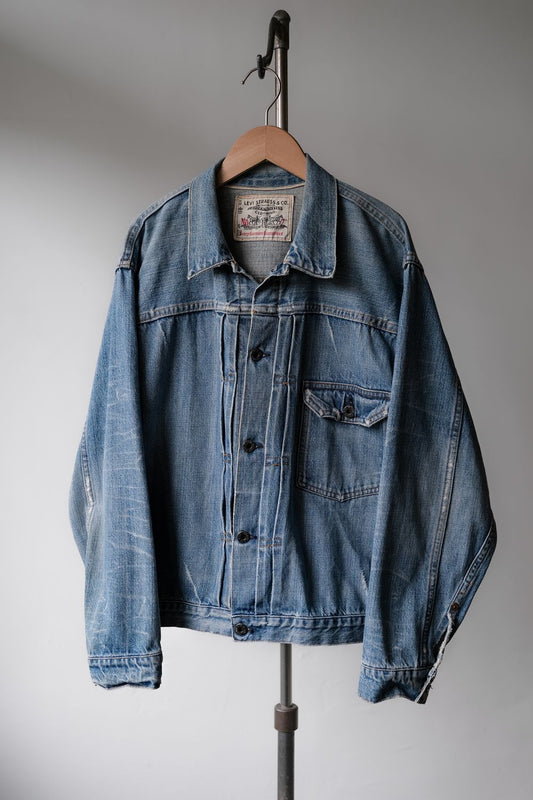 Levi’s Vintage Clothing LVC 2000’s Type 1 Lot 213 Buckle Selvedge Denim Jacket 555廠美國製 No.2布料布邊牛仔外套