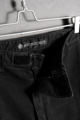 MOUT RECON TAILOR 19SS Wlid Things Jet Black Denim Shell Short 日本のデザイナーブランド グレー×ブラックデニム 機能性ショーツ