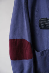 ”HEP” French Vintage Patchwork Work Jacket 法國工裝古著 藍染補丁工作夾克