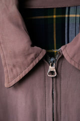 1950’s Vintage Reversible Drizzler Style Gabardine Jacket CROWN Zipper 古著雙面穿哈靈頓夾克