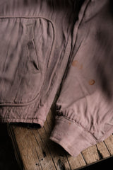 1950’s Vintage Reversible Drizzler Style Gabardine Jacket CROWN Zipper 古著雙面穿哈靈頓夾克