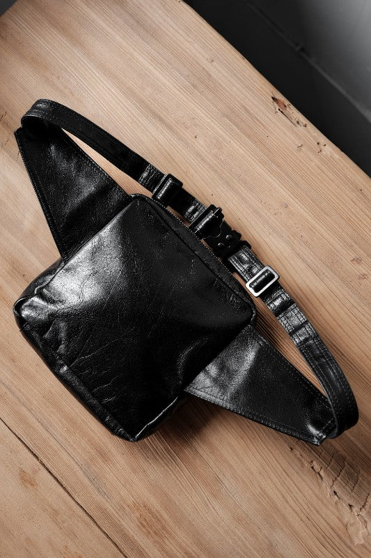 PORTER TOKYO Square Leather Waist Pouch