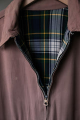 1950’s Vintage Reversible Drizzler Style Gabardine Jacket CROWN Zipper 古著雙面穿哈靈頓夾克