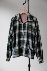 1950’s Vintage Reversible Drizzler Style Gabardine Jacket CROWN Zipper 古著雙面穿哈靈頓夾克