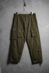 ティンバーランド x クロット FUTURE 73 カーゴトラウザーズ「オリーブグリーン」コラボレーション 刺繍ポケットトラウザーズ