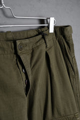 ティンバーランド x クロット FUTURE 73 カーゴトラウザーズ「オリーブグリーン」コラボレーション 刺繍ポケットトラウザーズ