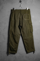 ティンバーランド x クロット FUTURE 73 カーゴトラウザーズ「オリーブグリーン」コラボレーション 刺繍ポケットトラウザーズ