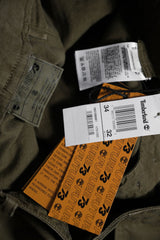 ティンバーランド x クロット FUTURE 73 カーゴトラウザーズ「オリーブグリーン」コラボレーション 刺繍ポケットトラウザーズ