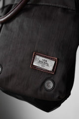 DIESEL 2000年代 レザー/ナイロン トートバッグ レザーステッチ ナイロン ハンドバッグ ブリーフケース