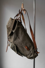 Swiss Army 1958 Vintage Salt & Pepper Mountain Backpack 瑞士軍山岳部隊 胡椒鹽布後背包