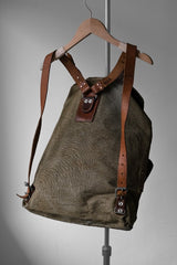 Swiss Army 1958 Vintage Salt & Pepper Mountain Backpack 瑞士軍山岳部隊 胡椒鹽布後背包