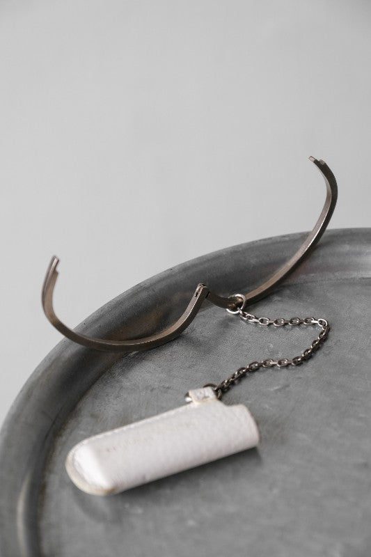 Maison Margiela Leather Lighter Case with Bracelet