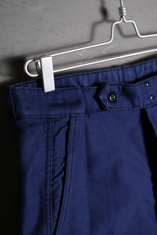 ”ADOLPHE LAFONT” French Vintage Moleskin Work Pants 法國工裝古著 靛藍鼴鼠皮工作褲