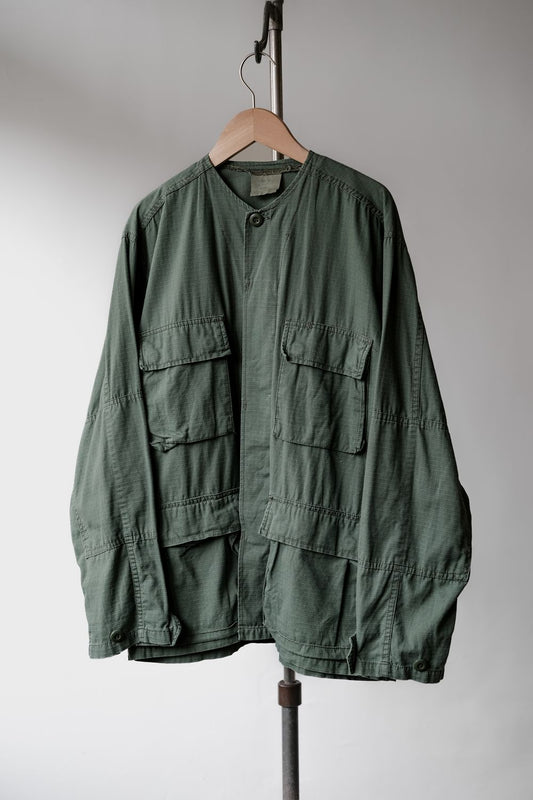 ROTHCO レディース ノーカラー BDU ミリタリージャケット レプリカ 耐裂性生地 ノーカラー ミリタリージャケット