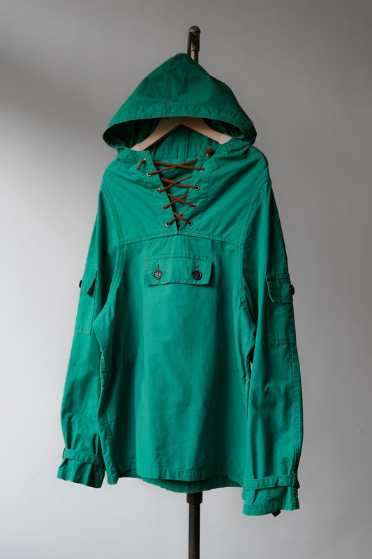 Vintage Lace up Anorak Parka 古著棉質綁帶連帽罩衫大衣