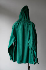 ヴィンテージ レースアップ アノラック パーカー ヴィンテージ コットン レースアップ フード付きコート