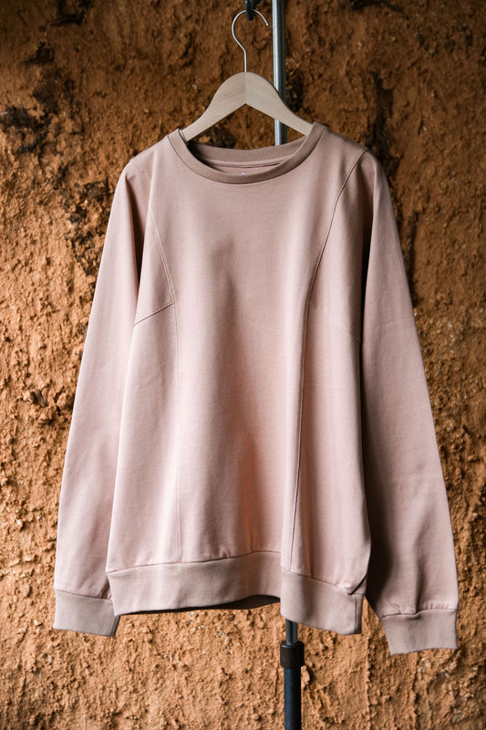 MY Sweatshirt - Beige Japan's 1LDK selection store's brand cotton sweatshirt made in Japan