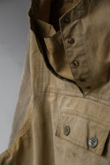 ヴィンテージ レースアップ アノラック パーカー ヴィンテージ コットン レースアップ フード付きコート