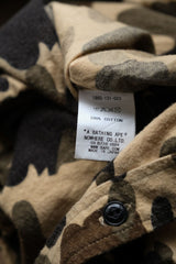 A BATHING APE Camo Flannel Shirt BAPE Ape cotton flannel camouflage shirt made in Japan