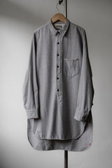 ANACHRONORM Flannel Long Pullover Shirt 日本復古品牌 磨毛棉質長版套頭襯衫 日本製