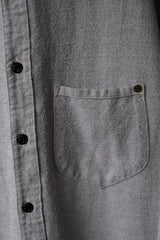ANACHRONORM Flannel Long Pullover Shirt 日本復古品牌 磨毛棉質長版套頭襯衫 日本製