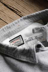 ANACHRONORM Flannel Long Pullover Shirt 日本復古品牌 磨毛棉質長版套頭襯衫 日本製