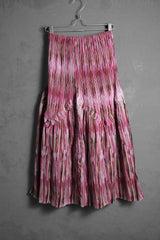 ISSEY MIYAKE Psychedelic Print Pleated Skirt