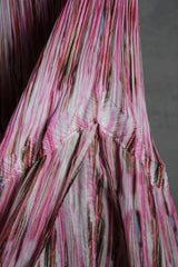 ISSEY MIYAKE Psychedelic Print Pleated Skirt
