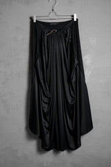 Marithe Francois Girbaud 2000's Mix Fabric Skirt French designer brand different material splicing structure long skirt