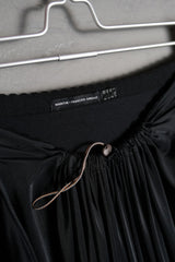Marithe Francois Girbaud 2000's Mix Fabric Skirt French designer brand different material splicing structure long skirt