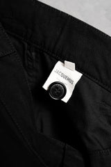 ジャックムス「ル ショート ローリエ」ショートパンツ ブラック リップストップ サイドポケット ショートパンツ