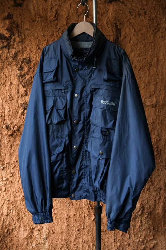 Vintage “Hodgman” Wading Fishing Hood Jacket 戶外多口袋釣魚夾克