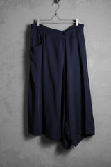 GROUND Y Yohji Yamamoto Asymmetrical Tencel Pants Yamamoto Yohji's secondary line asymmetrical Tencel low-grade pants skirt