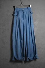 tan tan Denim Wide Leg Pants 台灣設計師品牌 薄丹寧反折寬褲