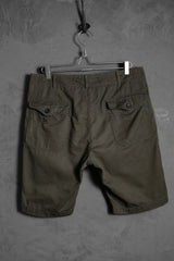 エンジニアードガーメンツ コットン/リネン ショートパンツ 日本のデザイナーブランド、アメリカ製のコットンとリネンのポケットショートパンツ