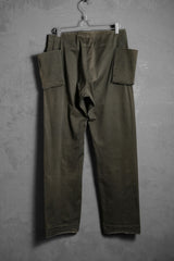 Vivienne Westwood Man ベルトレス カーゴパンツ Vivienne Westwood メンズ ベルトレス コットン ストレートパンツ