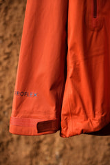 Rab Men's Kinetic Alpine Jacket - Firecracker British outdoor brand waterproof and breathable mountaineering jacket