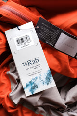 Rab Men's Kinetic Alpine Jacket - Firecracker British outdoor brand waterproof and breathable mountaineering jacket