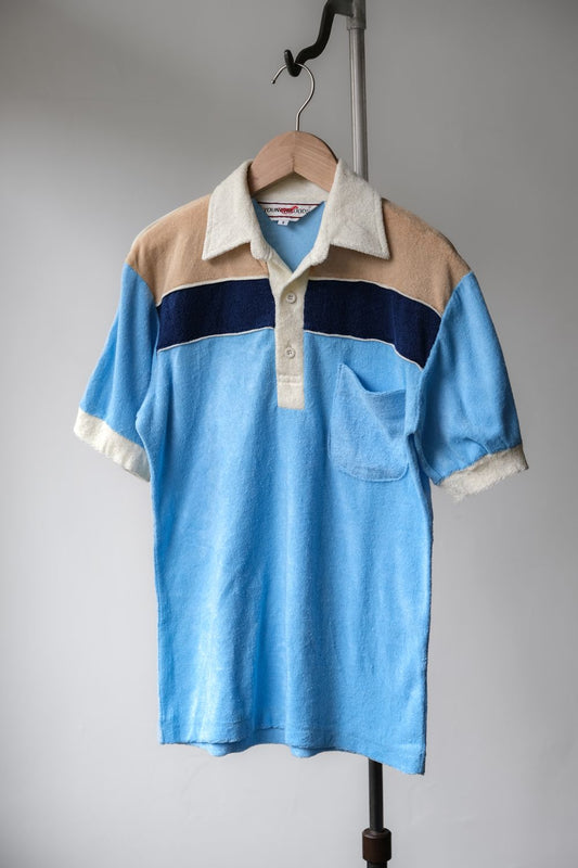 Vintage “YOUNGBLOODS” Towel Polo Shirt Made in Taiwan 古著毛巾布Polo衫 台灣製