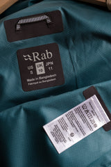 Rab Downpour Eco Jacket British outdoor brand lightweight windproof and waterproof hooded jacket for women