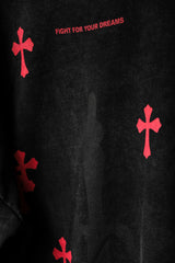 LONEONES x VINAVAST Fight For Your Dream パーカー Chrome Hearts プリントパーカー