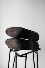 ANGELO RUFFO ベルベットローファー イタリアのデザイナーブランドのベルベット刺繍タッセルローファー