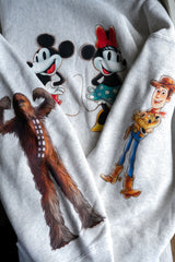 チャンピオン×ビームス ディズニー100周年記念 リバースウィーブ スウェットシャツ メモリアルユニバーシティT