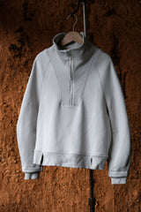 ルルレモン プラッシュフリース ファネルネック ハーフジップ スウェットシャツ