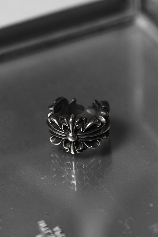 Chrome Hearts Double Floral Ring 克羅心 鳶尾花戒