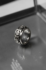 925 Sterling Maltese Cross Carved Spinner Ring 馬爾他十字雕刻可旋轉純銀戒
